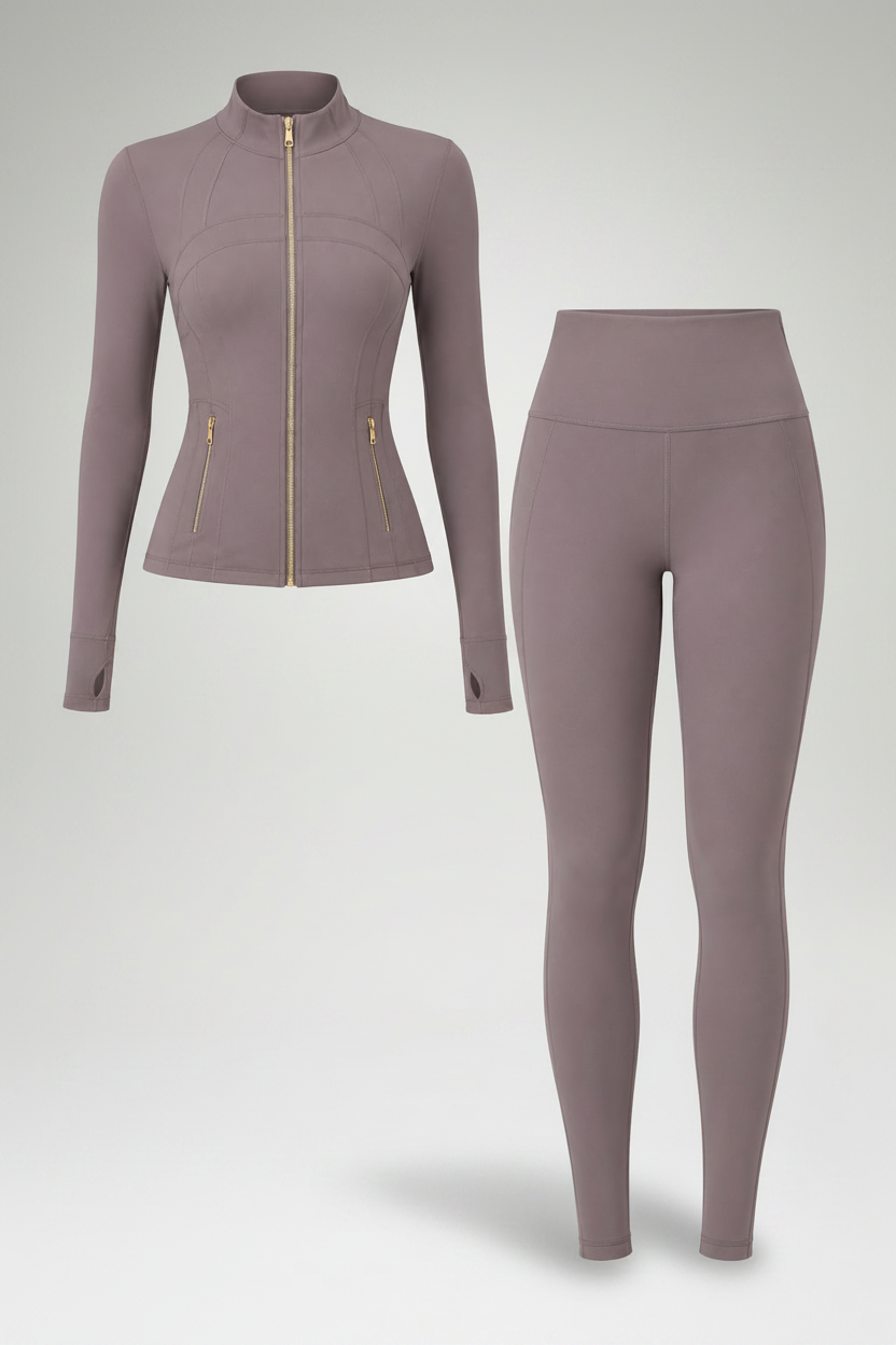 Stone Mauve Lulu set (Lululemon)